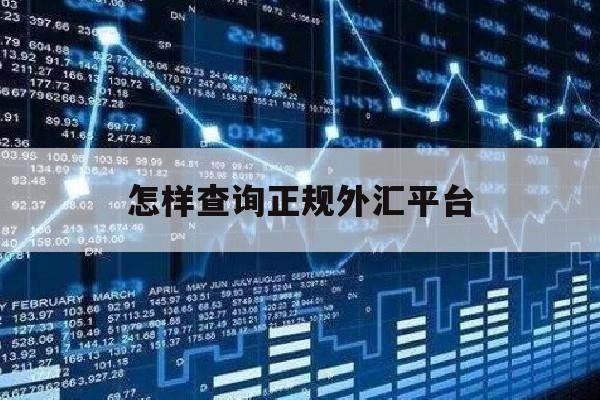 怎样查询正规外汇平台(怎样查询正规外汇平台账号)