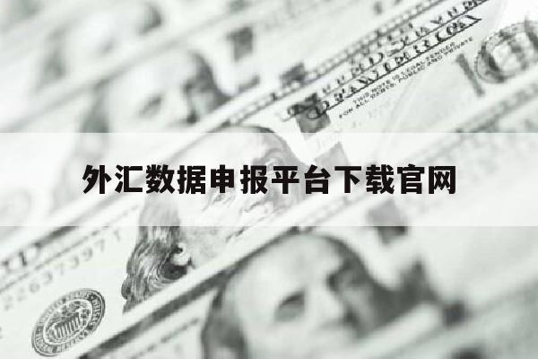 外汇数据申报平台下载官网(外汇交易中心数据)