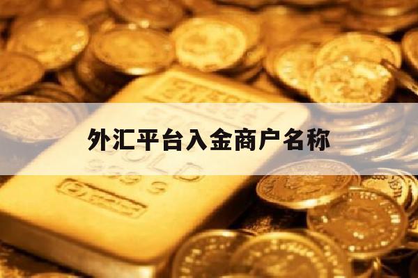 外汇平台入金商户名称(十大合法外汇平台)