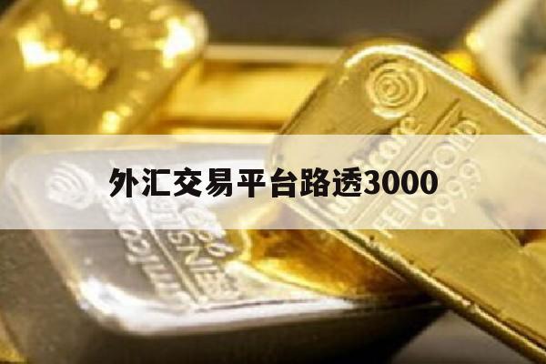 外汇交易平台路透3000(外汇交易平台最新排名)