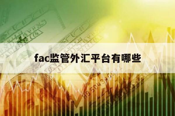 fac监管外汇平台有哪些(国外监管的外汇平台)