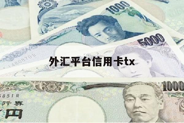 外汇平台信用卡tx(外汇平台信用度不够提现不了)