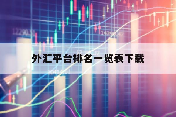 外汇平台排名一览表下载(外汇平台排名一览表下载最新版)