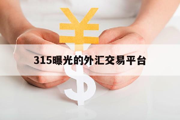 315曝光的外汇交易平台(315外汇宣传)