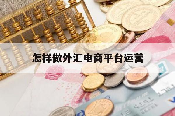 怎样做外汇电商平台运营(怎样做外汇电商平台运营赚钱)