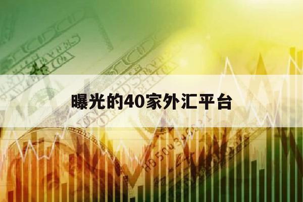 曝光的40家外汇平台(十大外汇平台排名外汇好平台)