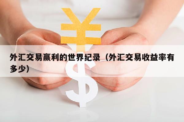 外汇交易赢利的世界纪录（外汇交易收益率有多少）