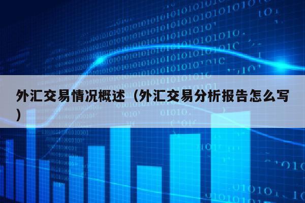 外汇交易情况概述（外汇交易分析报告怎么写）