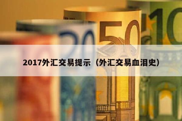 2017外汇交易提示（外汇交易血泪史）