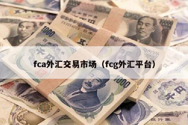 fca外汇交易市场（fcg外汇平台）