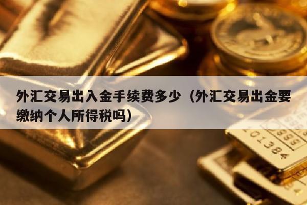 外汇交易出入金手续费多少（外汇交易出金要缴纳个人所得税吗）